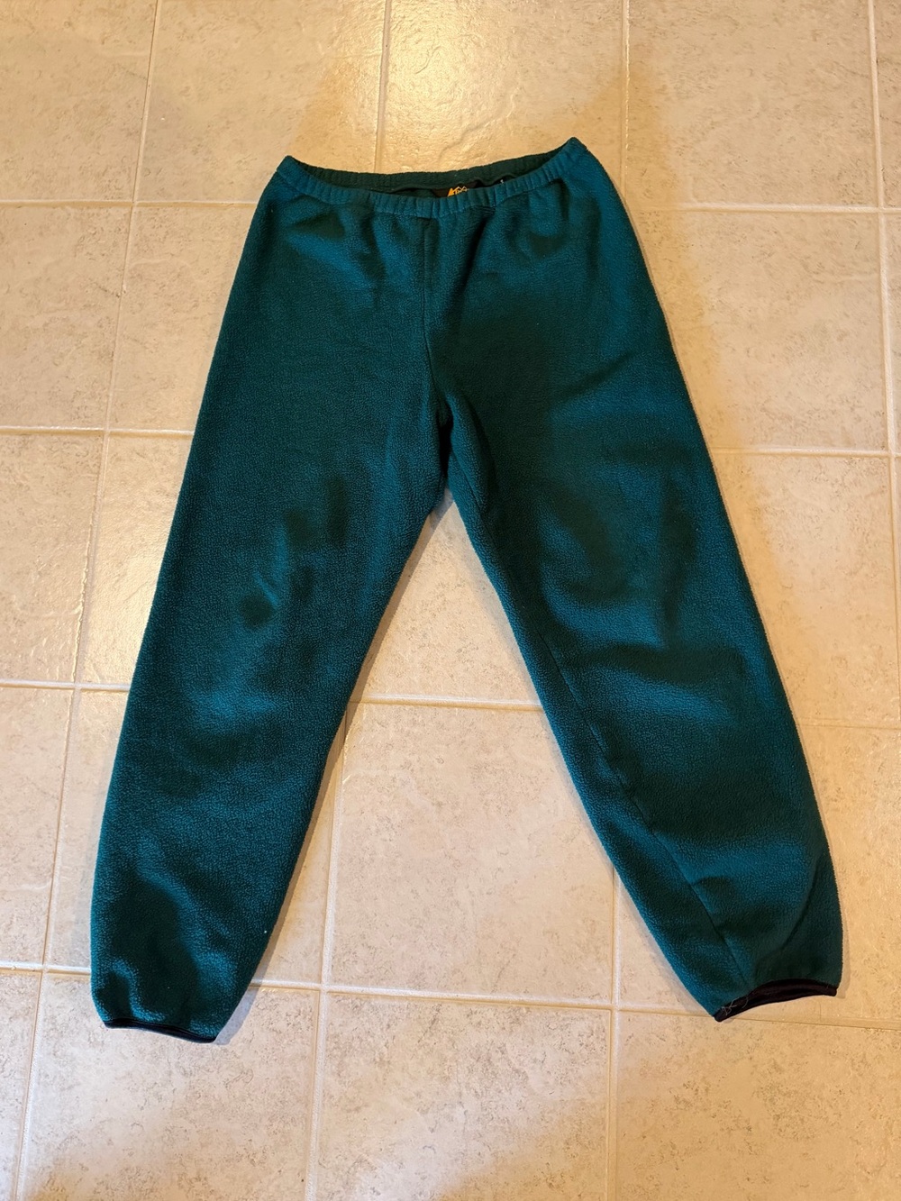Men's Green Fleece Sweatpants